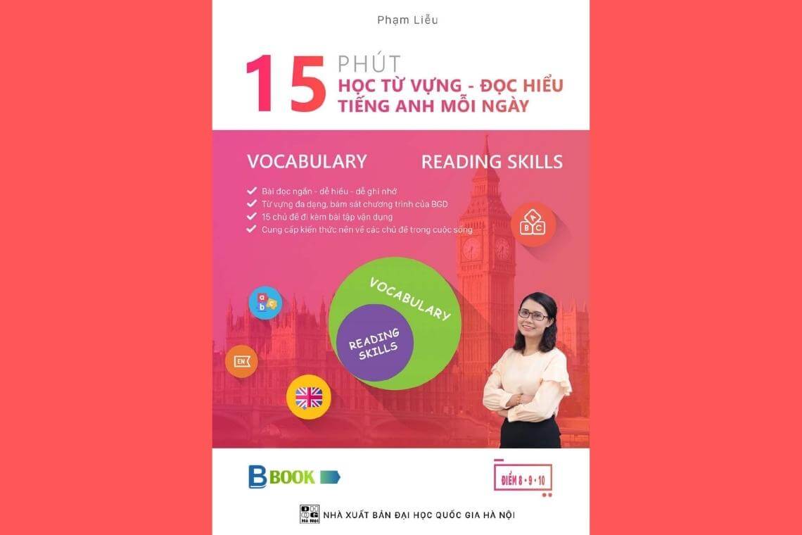 Sách 15 phút học từ vựng − đọc hiểu tiếng Anh mỗi ngày