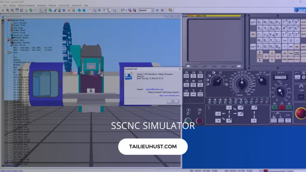 Tải SSCNC Simulator 7.2.5 - Phần mềm Mô phỏng máy CNC