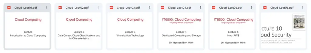 bài giảng Điện toán đám mây - Cloud Computing (HUST)