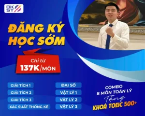 KHÓA HỌC ĐẠI CƯƠNG TOÁN VẬT LÝ ĐẠI HỌC